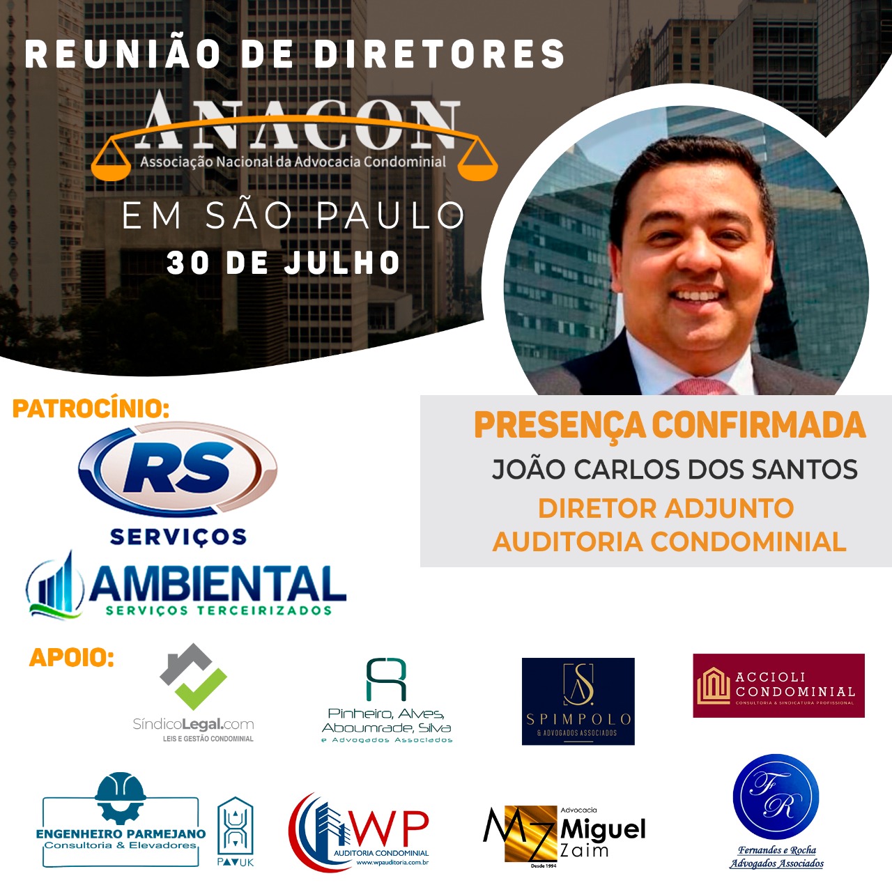 Reunião Geral da ANACON (Associação Nacional da Advocacia Condominial)